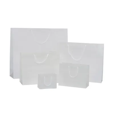 Sacs pelliculés  brillants - Sacs pelliculés poignées cordelette-1