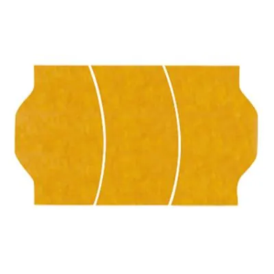 Étiquette orange fluo 32 x 19 mm adhésive antivol pour étiqueteuse - 8 rouleaux de 1000 - Étiquettes pour étiqueteuses