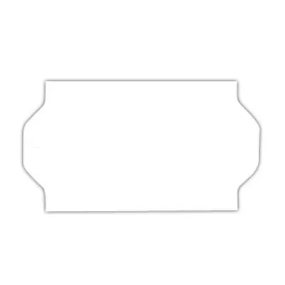 Étiquette blanche 26 x 16 mm adhésive pour étiqueteuse - 10 rouleaux de 1200 - Étiquettes pour étiqueteuses