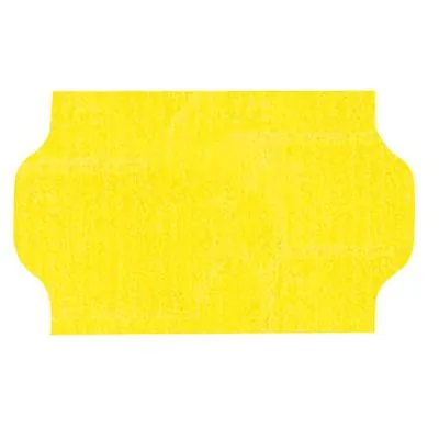 Étiquette jaune 32 x 19 mm adhésive pour étiqueteuse - 8 rouleaux de 1000 - Étiquettes pour étiqueteuses