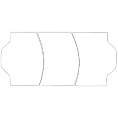 Étiquette blanche 26 x 12 mm adhésive antivol pour étiqueteuse - 10 rouleaux de 1500 - Étiquettes pour étiqueteuses