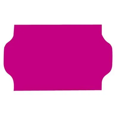 Étiquette rose fluo 32 x 19 mm adhésive pour étiqueteuse - 8 rouleaux de 1000 - Étiquettes pour étiqueteuses