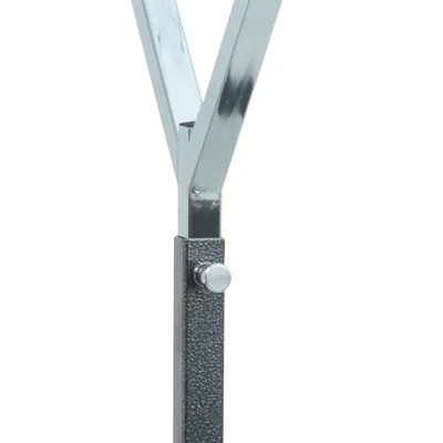 Portant double barre Y - largeur et hauteur réglables - L 140/195 x H 140/200 cm - Portants à vêtements droits-2