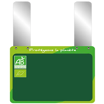 Étiquettes bio, à grandes pattes  - Étiquettes à pattes