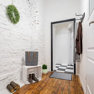 Tapis d'entrée Mirande gris 60 x 80 cm ép. 9 mm - Tapis-3