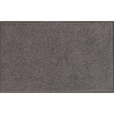 Tapis d'entrée absorbant pour trafic important Queyras 90 x 150 cm - Gris - Tapis