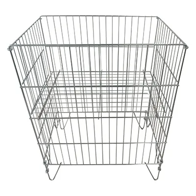 Bac soldeur pliable fil zinc 60 x 40 x 79 cm - Soldeur corbeille pliable - Bac de fouille - Bacs soldeurs, Bacs de fouille