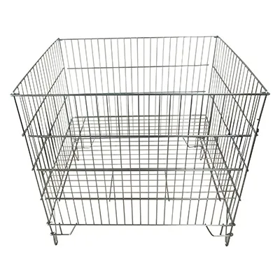 Bac soldeur pliable fil zinc 80 x 60 x 79 cm - Soldeur corbeille pliable - Bac de fouille - Bacs soldeurs, Bacs de fouille