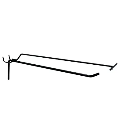 Tiges simples noir sablé - L 30 cm - avec tige pour porte-étiquette - Accessoires fonds perforés