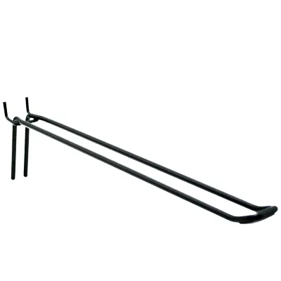 Tiges doubles noir sablé - L 30 cm - pour fonds perforés - Accessoires fonds perforés