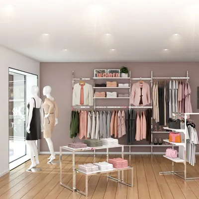 Structure de table métal chromé 95 x 45 x 35 cm - Piètement table - Armature table - Ligne Square 25 chromé-3