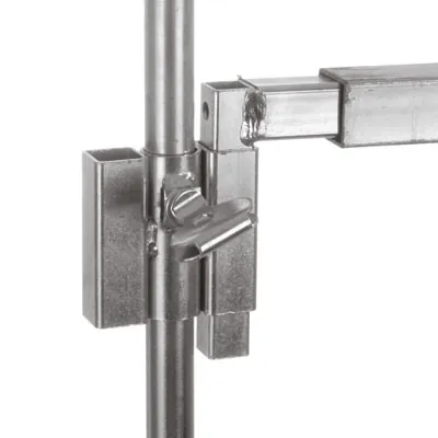 Douille carrée pour chandelle parasol ø 19 mm Acier galvanisé - Douilles-1