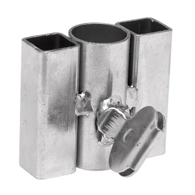 Douille carrée pour pied plat de parasol ø 24 mm Acier galvanisé - Douilles