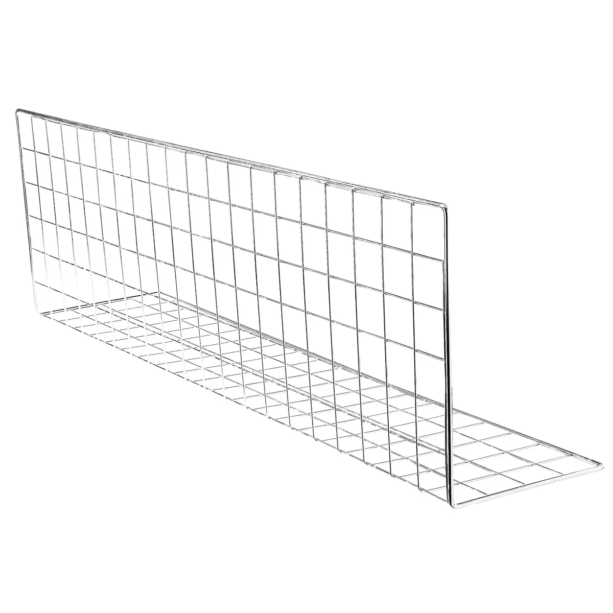 Grille de séparation en L pour étal de marché 100 x 30 x 20 cm Zinc - Tables de marché, étals de marché