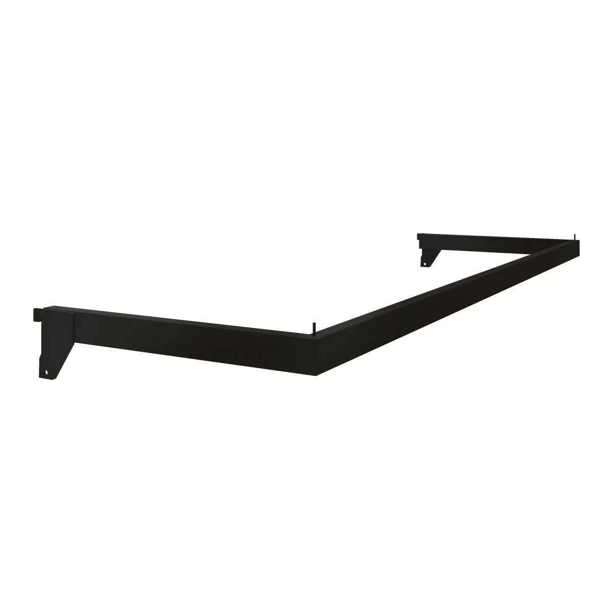 Barre de penderie - Ligne Square 25 noir