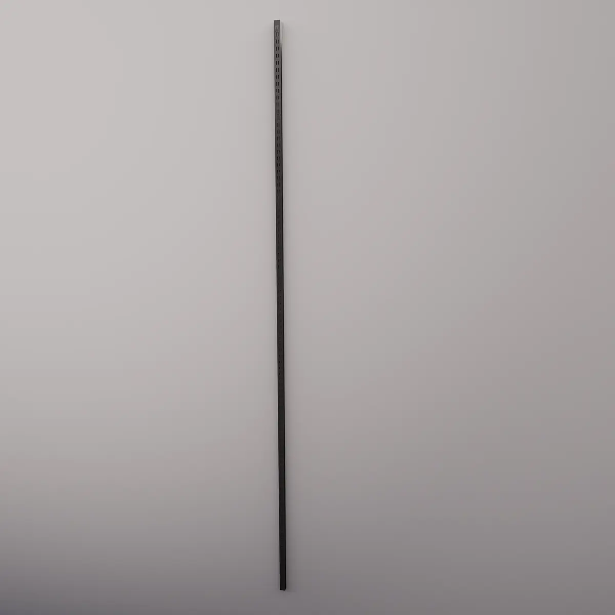 Crémaillère double perforation - Ligne Square 25 noir