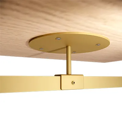 Support pour tablette - Or - ø 16 x H 8,8 cm - Ligne Square 25 or-1