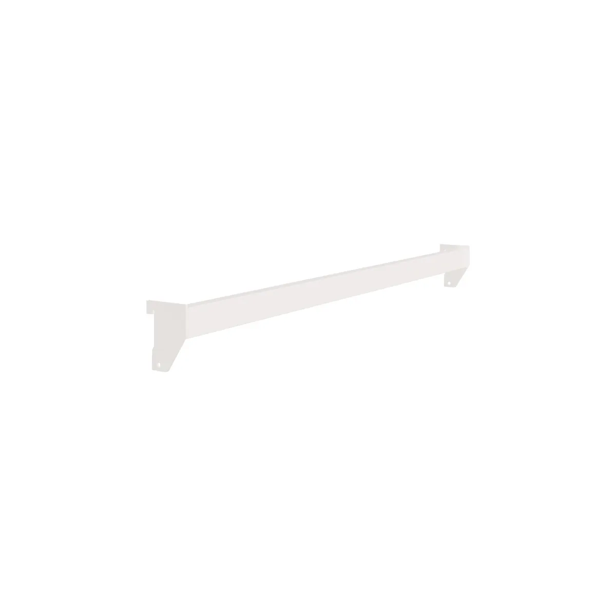 Barre de charge L 60 cm blanc tube section 30x15mm - Ligne Square 25 blanc
