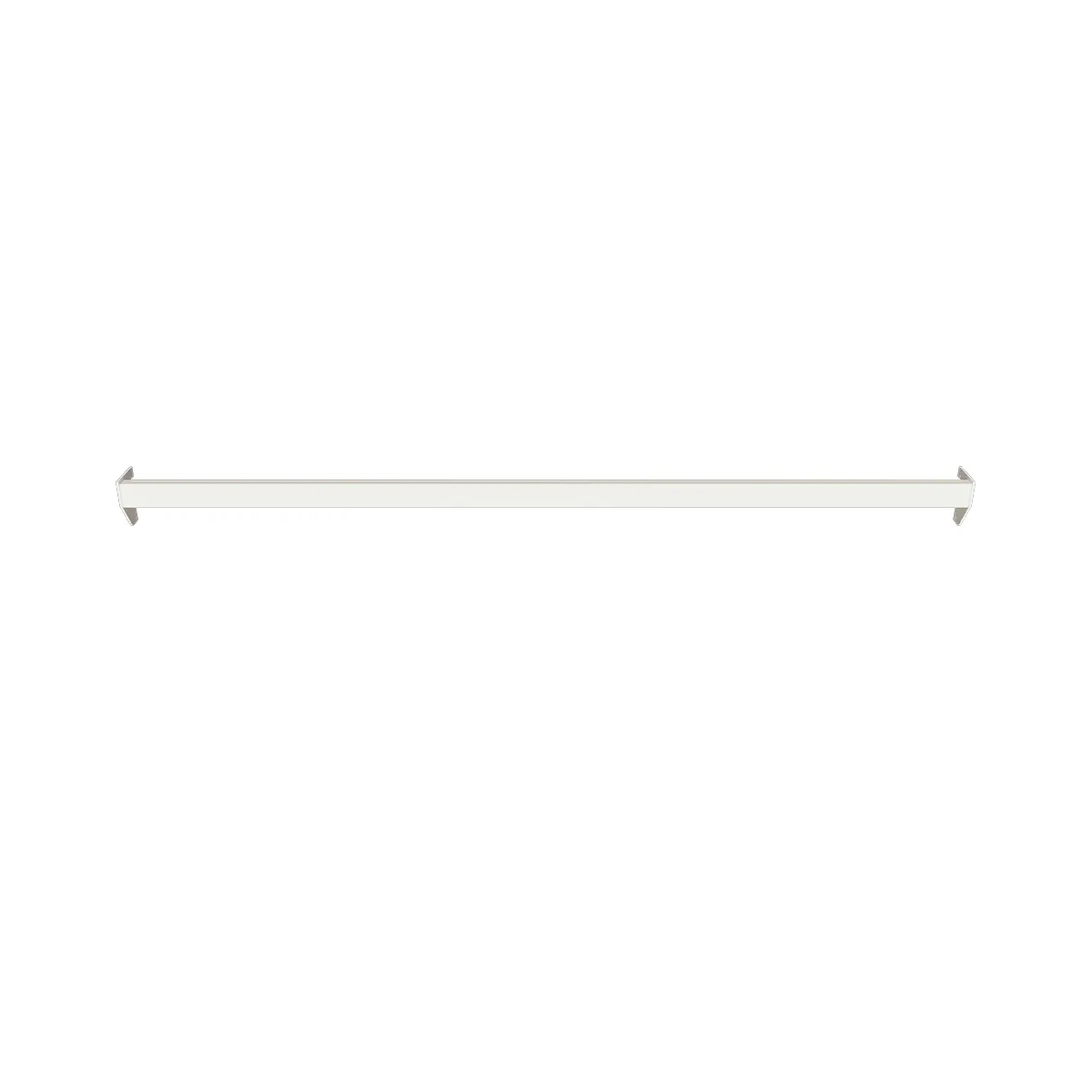 Barre de charge L 100 cm blanc tube section 30x15mm - Ligne Square 25 blanc-2