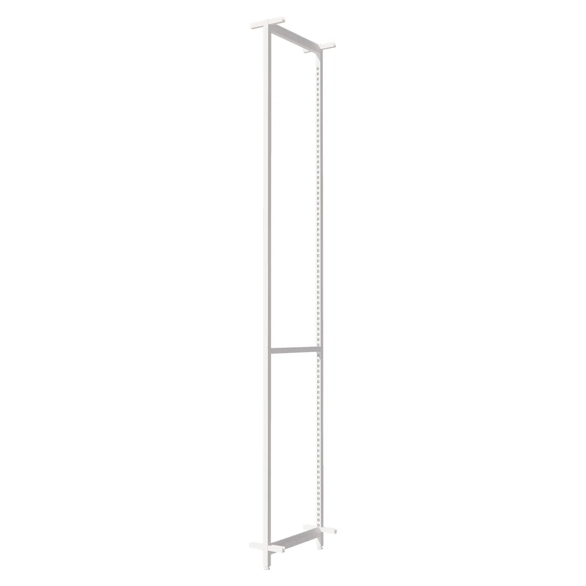 Cadre central Square H 240 cm x P 46,4 cm blanc sablé - Ligne Square 25 blanc