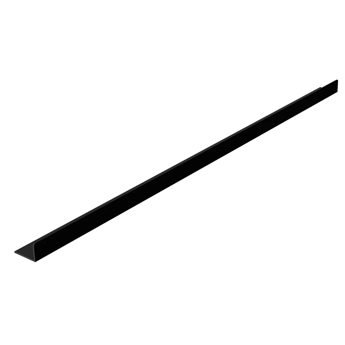 Frontale pour Tablette Square Noir Sablé L.60 cm - Ligne Square 25 noir