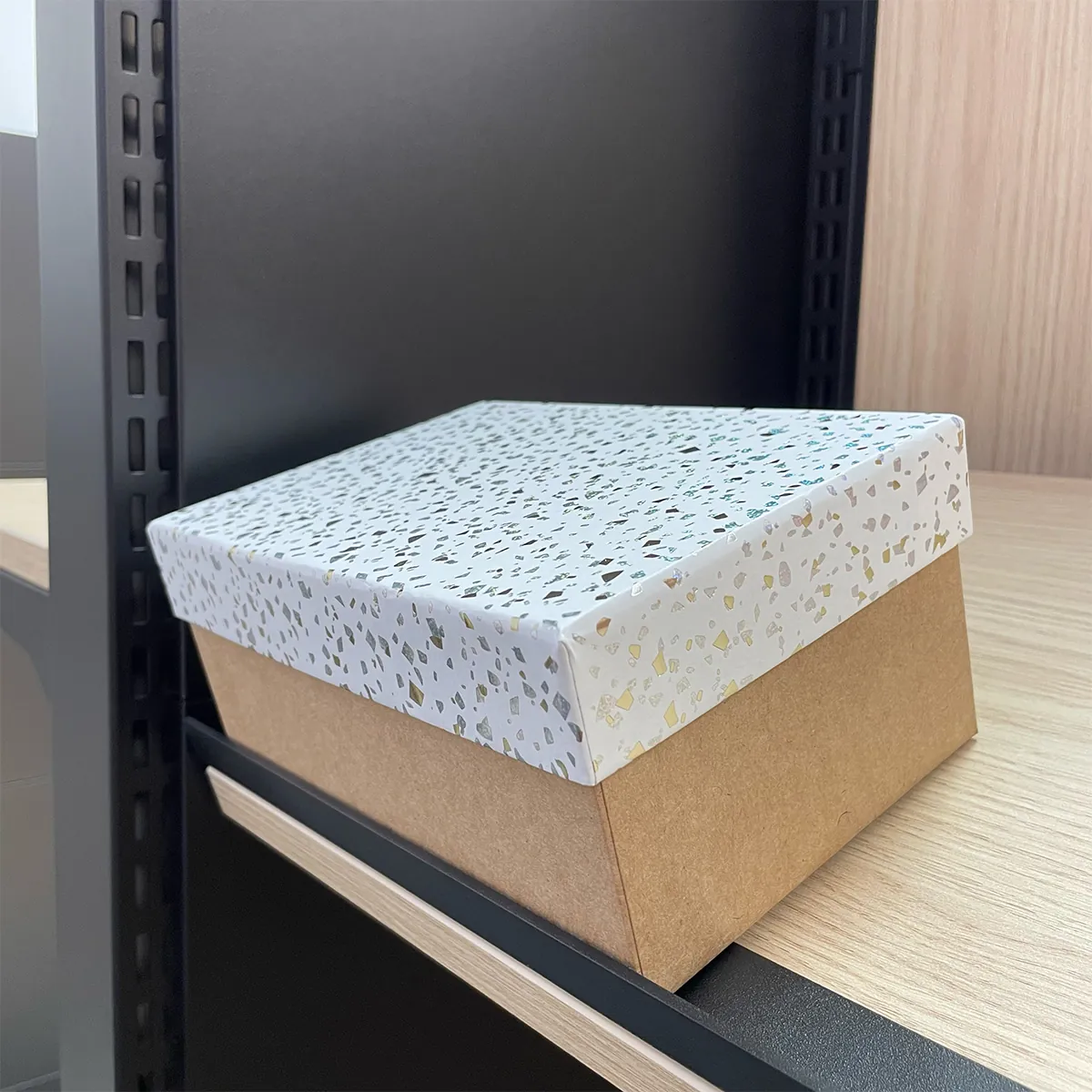 Frontale pour Tablette Square Noir Sablé L.100 cm - Ligne Square 25 noir-1