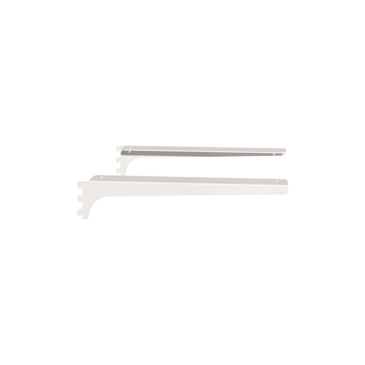 Paire de Consoles Métal Square Blanc L.38 cm - Ligne Square 25 blanc