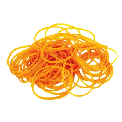 Bracelet élastique caoutchouc blonds fins 70 x 1,8 mm 50g - Bracelets élastiques caoutchouc