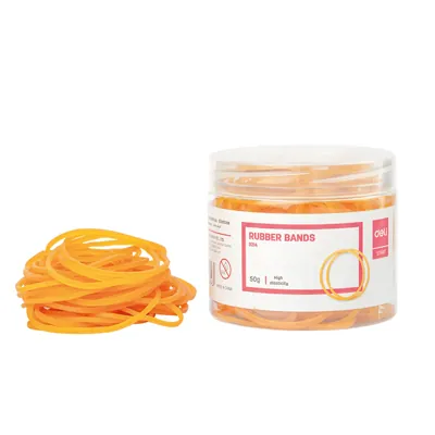 Bracelet élastique caoutchouc blonds fins 70 x 1,8 mm 50g - Bracelets élastiques caoutchouc-1