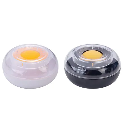 Mouilleur de bureau - Noir - ø 9 x H 3,5 cm - Ergonomie bureautique 