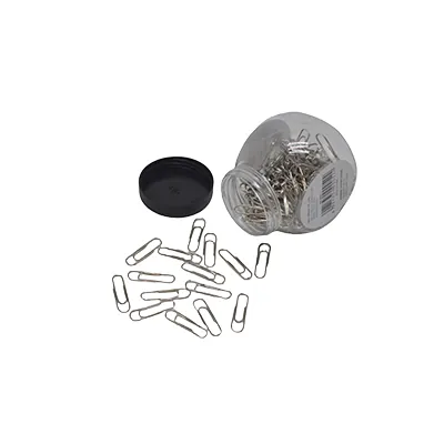 Trombones galvanisés bout rond 29 mm, boîte de 200 - Pinces et trombones