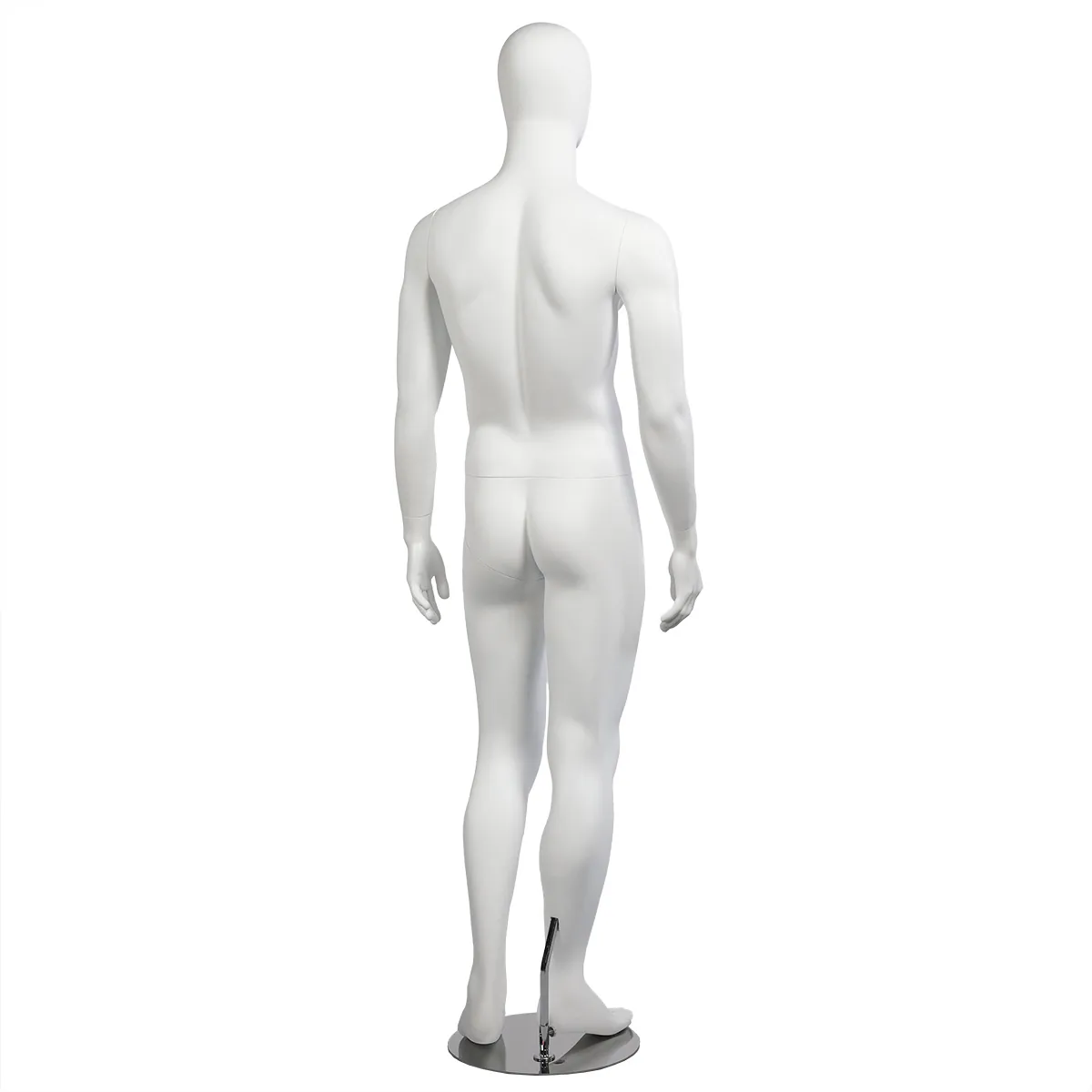 Mannequin homme, finition mate H 184 cm Fibre de verre - Blanc mat - Mannequins abstraits-2