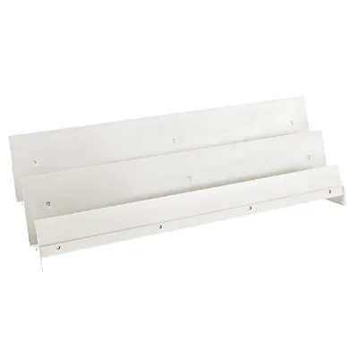 Console 2 niveaux pour tablette presse/multimédia - Ligne Store blanc pas de 50 mm-2