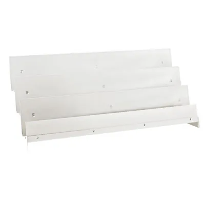 Console 3 niveaux pour tablette presse/multimédia pas de 50 mm - Ligne Store blanc pas de 50 mm-2