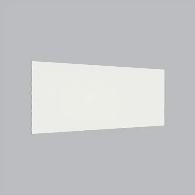 Fond tôle plein pas de 25 mm - Ligne Store blanc pas de 25 mm