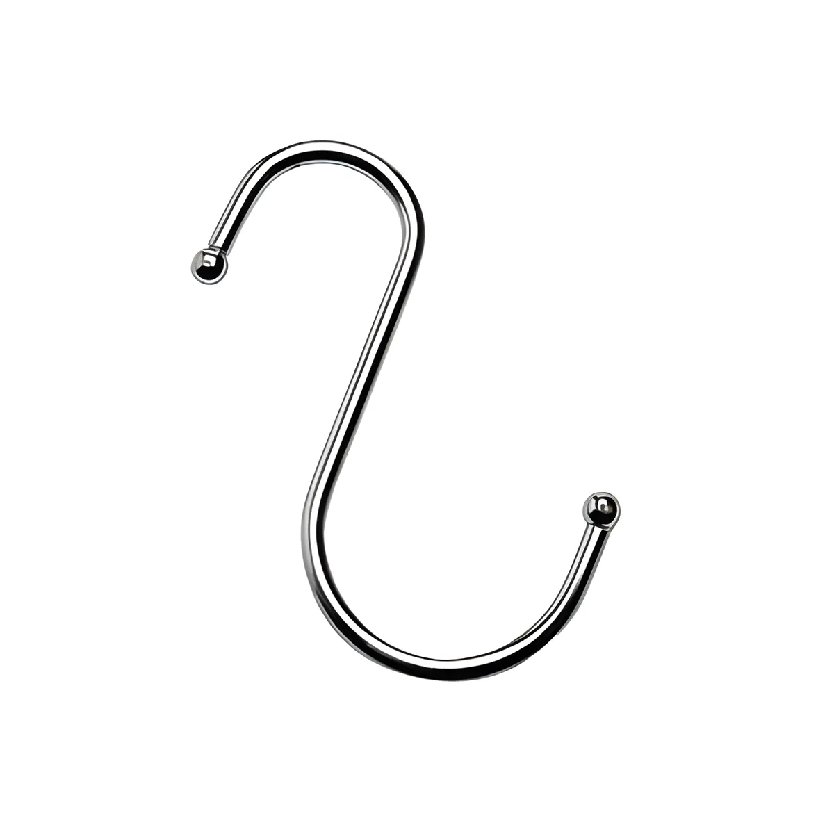 Crochet S chromé - Crochets - Anneaux