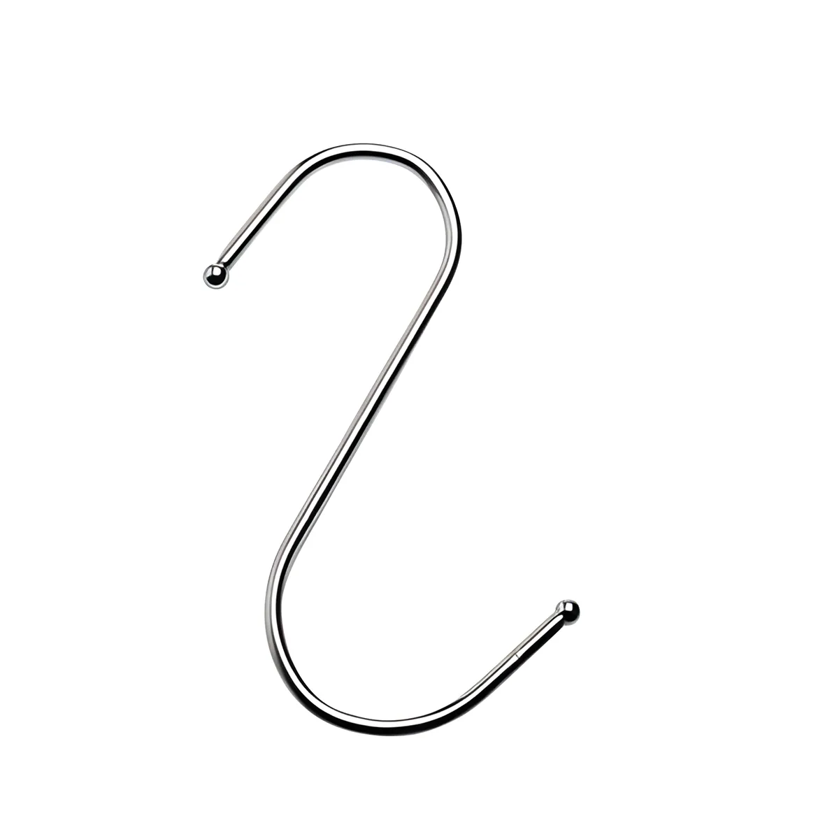 Crochet S chromé - Crochets - Anneaux