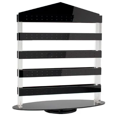 Présentoir boucles d'oreilles rotatif 5 niveaux 27 x 11 x 31 cm - Porte boucles d'oreilles - Présentoirs boucles d'oreilles