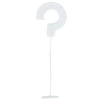 Attache étiquette crochet en J pour pistolet textile aiguille standard 35mm - Boîte de 5000 - Attaches pour pistolet textile