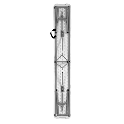 Banc pliable plastique HDPE blanc 183 x 28 x 44 cm - Tables pliantes, Tables traiteur-2