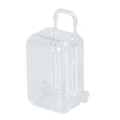 Boite bonbon Mini valise transparente 5 x 9,3 cm - Contenant dragées - Paquet de 6 - Boîtes dragées, Boîtes bonbons