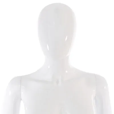 Mannequin femme en plastique finition laquée, bras le long du corps - Mannequins abstraits-1