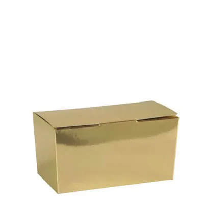Ballotin chocolat carton or intérieur blanc 250g 11 x 6 x 5,8 cm - Ballotin chocolat vide - Lot de 25 - Ballotins chocolats-1