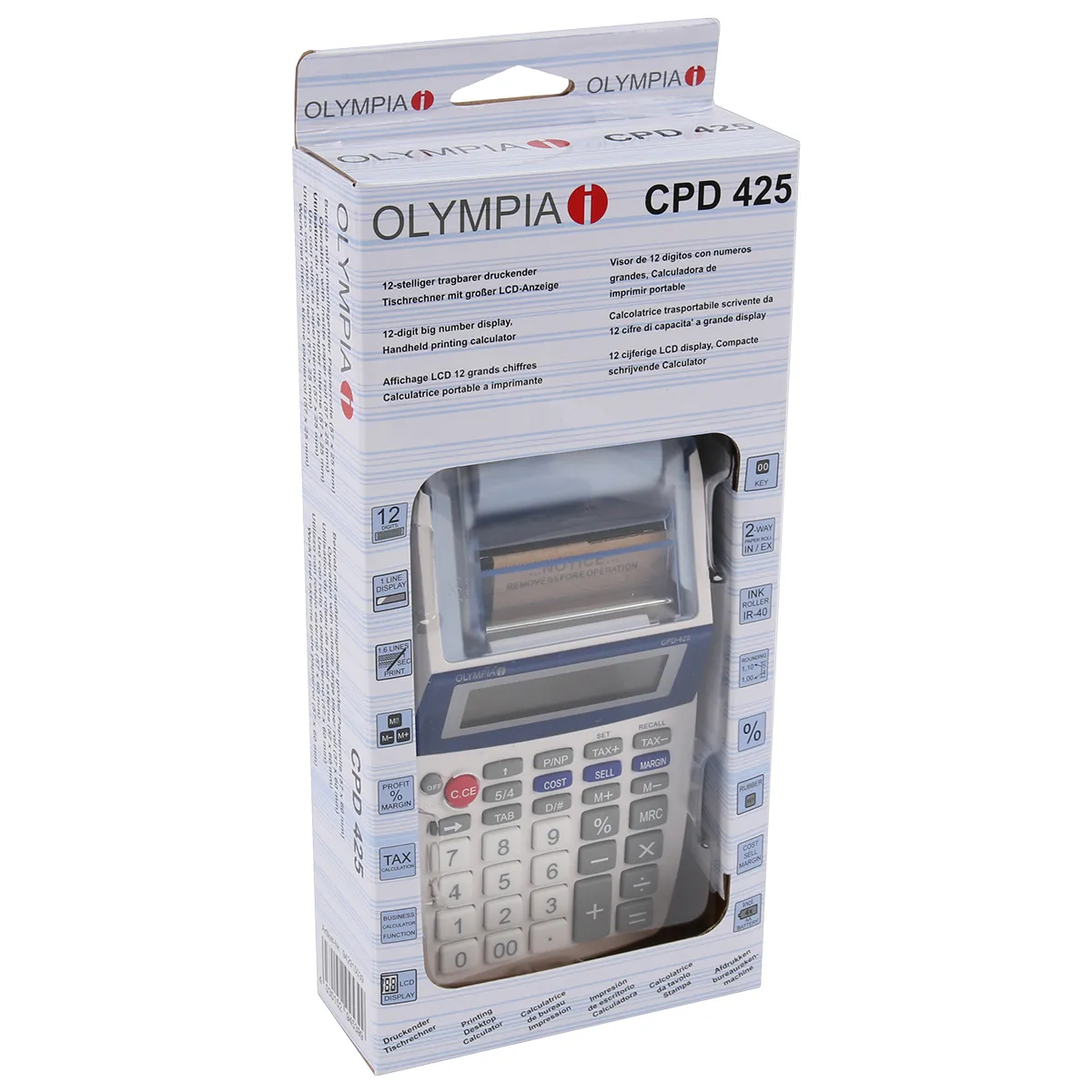 Calculatrice à impression mécanique OLYMPIA CPD 425 - Calculatrices-1