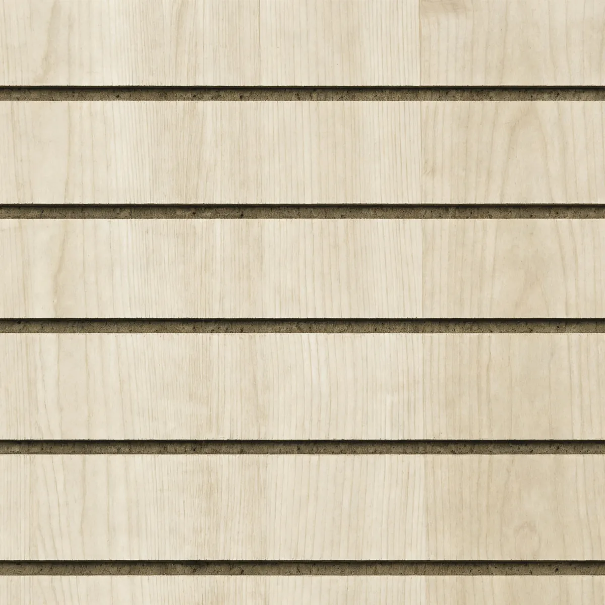 Panneau rainuré MDF chêne clair 120 x 120 cm – Entraxe 15 cm – 7 rainures – Épaisseur 18 mm - Lot de 2 - Panneaux rainurés