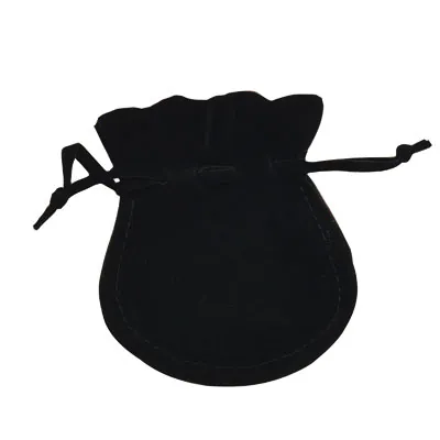 Bourse velours noir 8 x 9 cm – Sachet velours avec cordon de serrage - Pochette à bijoux - Lot de 10 - Sachets velours, Pochettes simili cuir