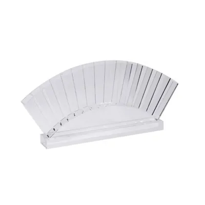 Présentoir plexi en éventail 15 compartiments pour stylo - Porte-stylo - Présentoirs stylos