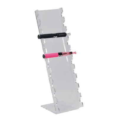 Présentoir plexi chevalet 10 compartiments pour stylo - Porte-stylo - Présentoirs stylos-1