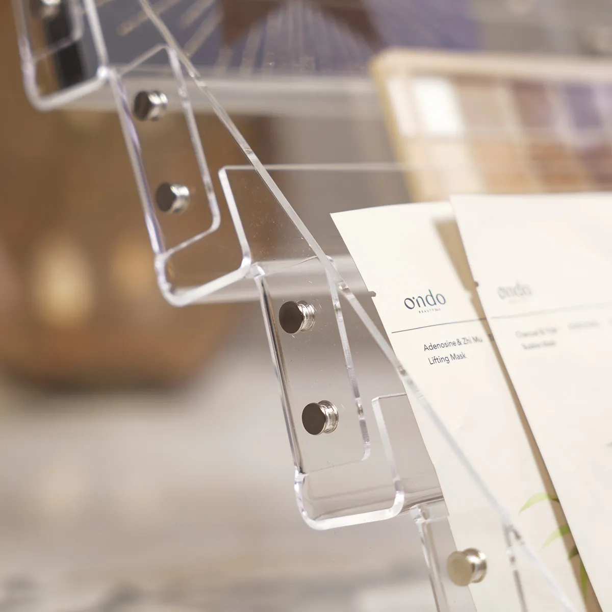 Présentoir plexi 4 niveaux 31 x 28 x 29 cm - Présentoir de comptoir - Supports Plexi-2