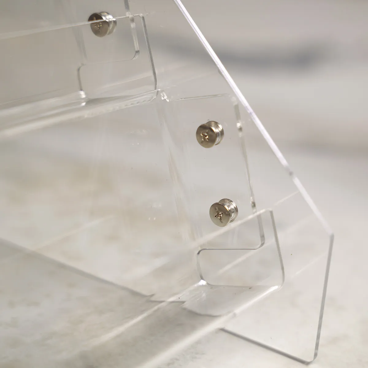 Présentoir plexi 4 niveaux 31 x 28 x 29 cm - Présentoir de comptoir - Supports Plexi-3